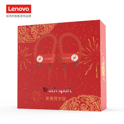 

TouchSport touch level sports Bluetooth headset full touch running wireless hanging ear type noise reduction waterproof in-ear red gift box