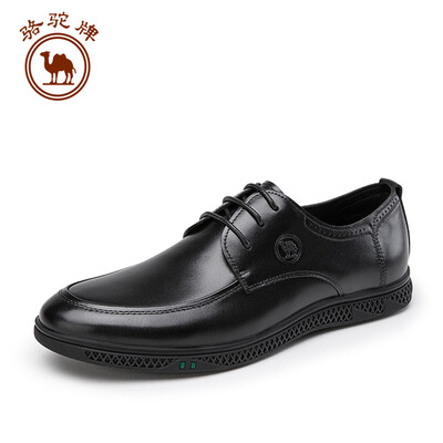 

Camel brand business casual shoes soft bottom low to help British belt W912043420 black 41255 yards