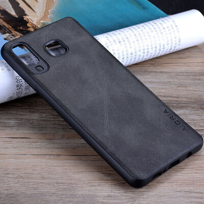 

for samsung galaxy a9 star case hoesje Luxury Vintage leather Skin cover Case for samsung galaxy a8 a9 star coque funda capa