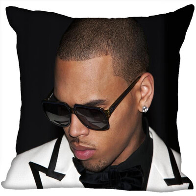 

Chris Brown Hot Sale Pillow Case High Quality New Years Pillowcase Decorative Pillow Cover For Wedding Decorative Christmas
