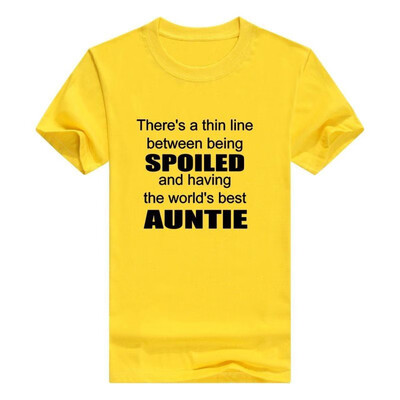 

Funny Auntie T-Shirt Cute Toddler T-Shirt100 Cotton