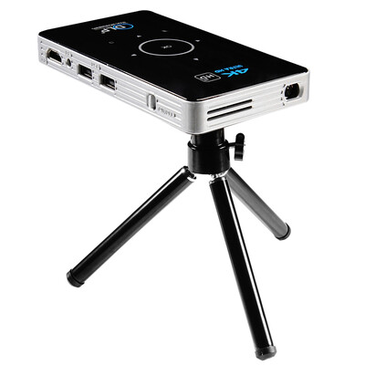 

C6 DLP Projector Mini Smart Android Projector 50 ANSI Lumens 20001 Contrast Ratio 120 Inch Screen 4100mAh Rechargeable Battery 2