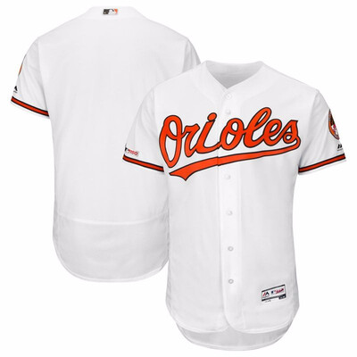 

Mens Baltimore Orioles Majestic Alternate White Flex Base Jersey