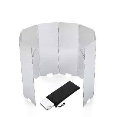 

Windshied Outdoor Camp Stove Wind Screen Shield Windproof Board Foldable Camp Windshield