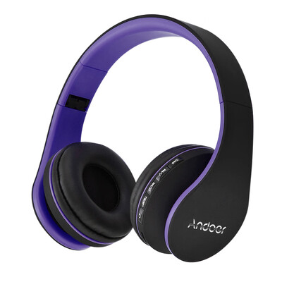 

Andoer Bluetooth Headphone Wireless Stereo Bluetooth 41 Headset w Mic
