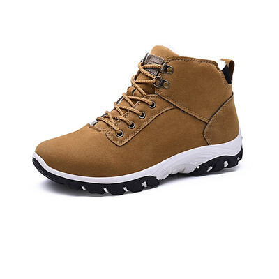 

Winter Shoes Men Plush Warm 2018 Winter Boots Men Anti skidding Men Boots