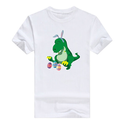 

Funny Easter Gifts T-Rex Easter Bunny Easter Eggs Mens T-Shirt