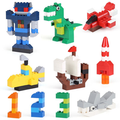 

LEPIN 42004 Robot Dinosaur Legoing 10693 Duploes Building Block DIY Figure Assemble Brick Kids Learning Toy Gift Creative