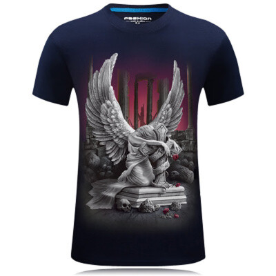 

High Quality 3d Print T Shirt Men Creative Cool Tops Tee 2018 Summer Style Plus Size 6XL Shirts for Guys