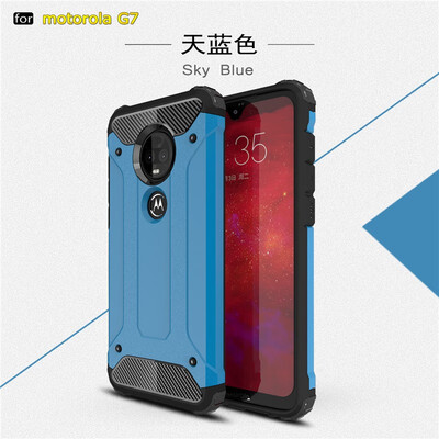 

Goowiiz Phone Case For Motorola Moto E6G7 King Kong Armor Fashion Bumper PC TPU Prevent falling