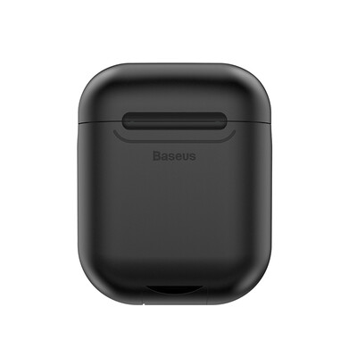 

Baseus AirPods Wireless Charging Case Apple Apple iPhone Bluetooth Headset with Wireless Charge Function Cover Airpods Charge Box Cover Black