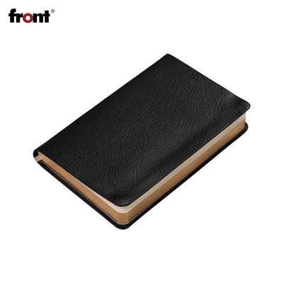 

front Portable A6 Retro Notebook PU Leather Cover Lined Paper Diary Memo Daily Writing Notepad Travel Journal for Men Women Office