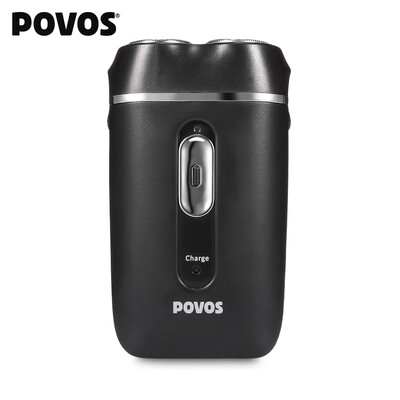 

POVOS PQ2601 Rechargeable Electric Dual Floating Blade Shaving Razor Face Care