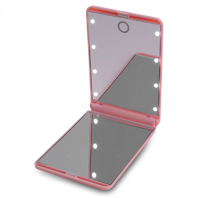 

Fashion 8 LEDs Portable Touch Screen Lighted Makeup Mirror