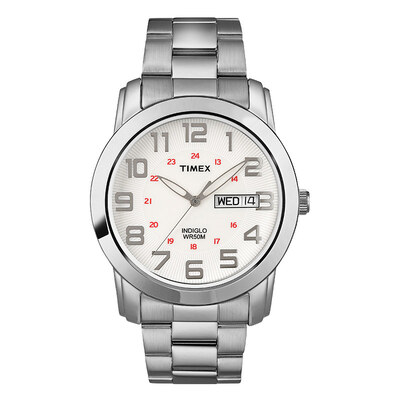 

Tianmei TIMEX retro trend steel belt female table silver quartz watch T2N437