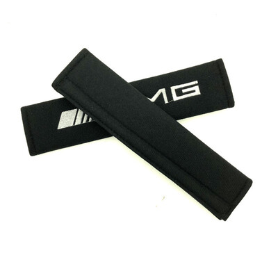 

2pcs Upgraded version seat belt cover Car Shoulder Pad Sleeve Seat Safety Belt Cover for Mercedes Benz AMG LOGO GLS GLC GLA