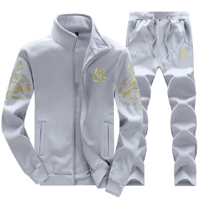 

New Arrival Mens Fashion Suit Baseball Uniform 2 Pieces SweaterPant Sporty Leisure Suit1 Size Bigger than your normally wear