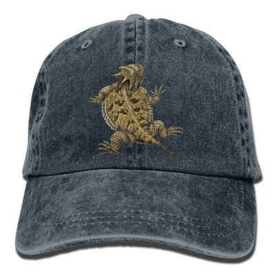 

zengjiansm Cowboy Hat Cap for Men Women Wyoming Mascot Horned Lizard