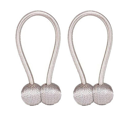 

UpperX European Modern Window Curtains Buckle Magnet Buckle Curtain Cord Living Room Bedroom Beige