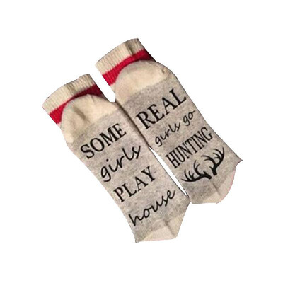 

Letter Printed Cotton Socks for Men&Women Breathable Sweat Absorption Adult Socks