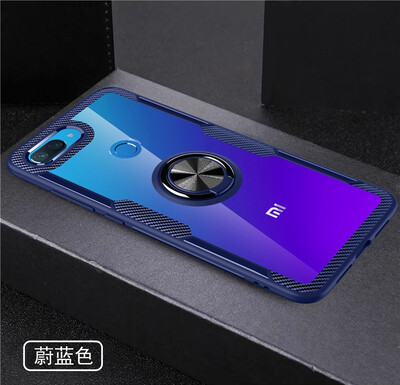 

Back Cover For Xiaomi Mi 8 Lite Case Car Holder Stand PC TPU Ring Suction Scratchproof Bracket Made in Germany