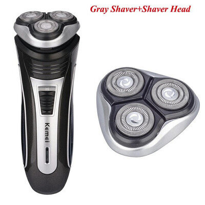 

Kemei 100-240V Rechargeable Electric Shaver 3D Triple Floating Blade Heads Shaving Razors Face Care Men Beard Trimmer Machine 46