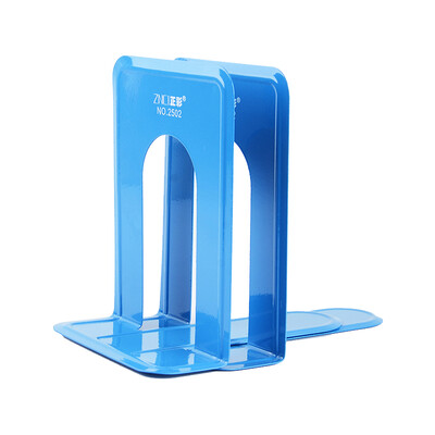 

Zhengcai ZNCI 175cm high metal iron book folder book stand book book block book block student office stationery 2 pair 2502 blue