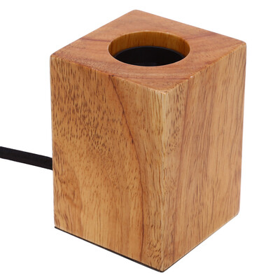 

E27 Modern Minimalist Wood Table Lamp Holder