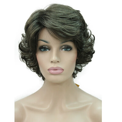 

Strong Beauty Ladies Wigs Short Wavy Golden Blonde Hair For Women Synthetic Capless Full Wig 12 Colors