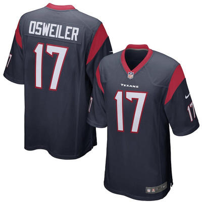 

Youth Football Jersey Houston Texans Brock Osweiler Navy Game Jersey