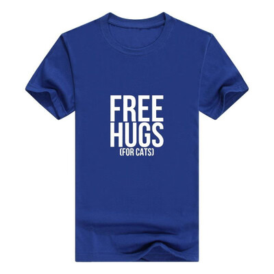 

Free Hugs For Cats Mens Printed T-Shirt