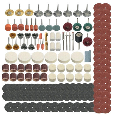 

347Pcs Grinding Sanding Polishing Rotary Tool Wheel Accessory Kit Set