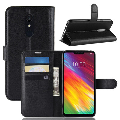 

Wallet PU Leather Flip Back Cover for LG G7 Fit Card Slots Stand Holder Phone Case for LG G7 Fit