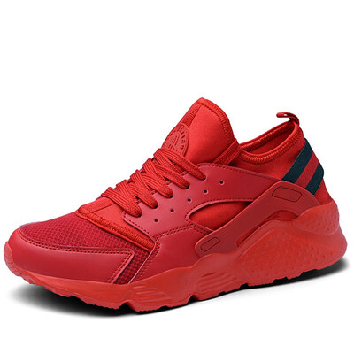 

Mens Shoes Casual Sports Fashion Breathable Shoes Lace Up Running Shoes Light Sneakers Shoes For Men Red White Green Black