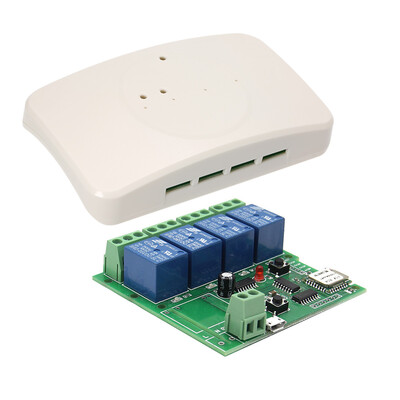 

eWeLink Smart Remote Control Wireless Switch with Shell Universal Module 4ch DC 5V Wifi Switch Timer Phone APP Remote Control Compa
