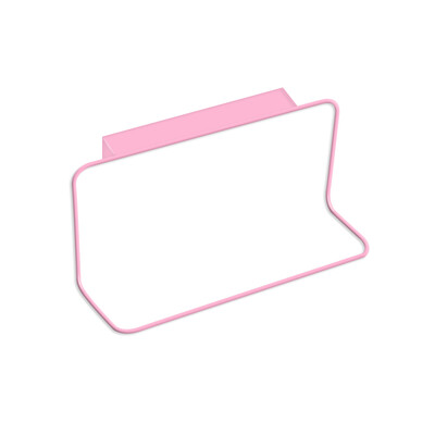 

Cabinet Door Back Towel Holder Plastic Indented Towel Hanging Multi-purpose Kitchen Hanger Rack
