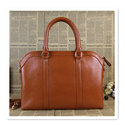 

2018 new leather ladies handbags documentary handbags fashion business shoulder bag retro Messenger bag