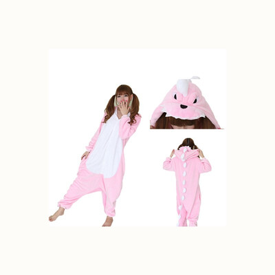 

Animal cartoon one-piece pajamas flannel childrens home photos cute spring&autumn winter powder