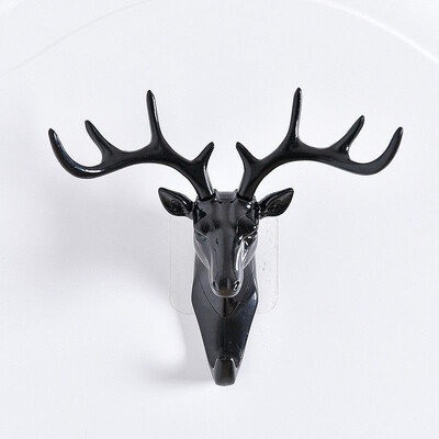 

Elegant Retro Antique Cloth Hooks Coat Towel Hangers Door Wall Bathroom Home Deer Head Wall Door Vintage Hooks Hanger For Rack