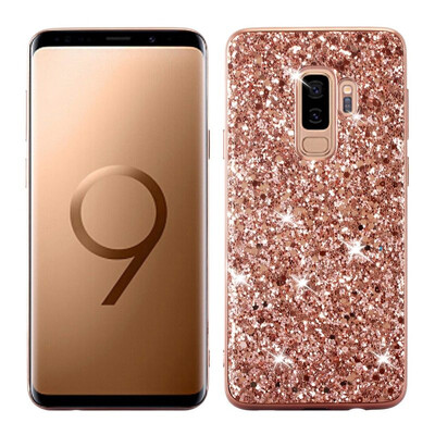 

MOONCASE Samsung Galaxy S9 Glitter TPU-Rose Gold
