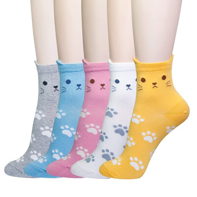 

LifeWheel Womens Girls Cute Animal Cats Funny Novelty Cotton Socks for Gift