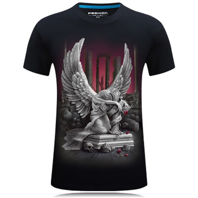 

High Quality 3d Print T Shirt Men Creative Cool Tops Tee 2018 Summer Style Plus Size  Shirts for Guys