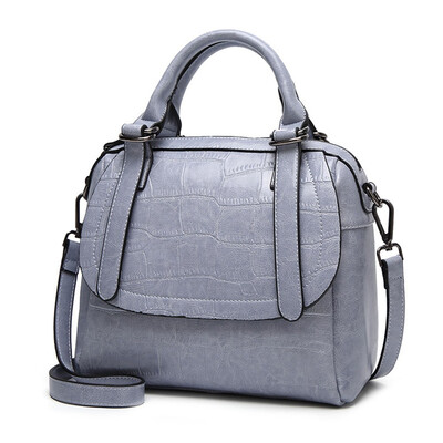 

Women PU Leather Crocodile Embossed Handbag Top Handle Bag Ladies Shoulder Bag Crossbody Bag for women