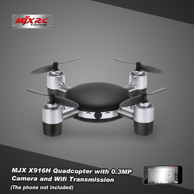 

Original MJX X916H 4CH 6 Axis Gyro Wifi FPV RC Quadcopter RTF Drone with 03MP Camera&Barometer Set Height