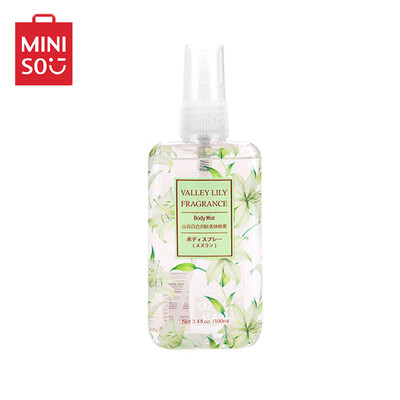 

MINISO highlighting network red perfume valley lily body spray underarm antiperspirant dry fresh unisex