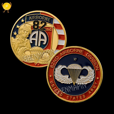 

United States Army the 82nd Airborne Division coin military coin lucky coin