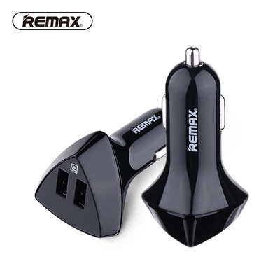 

5V34A Dual USB Car charger Adapter Battery Phone Charger Monitoring Voltage LED ABS for GPSPhonepadcameraPSPmp3 REMAX