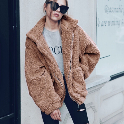 

Coat Jacket Plush loose coat casual coat