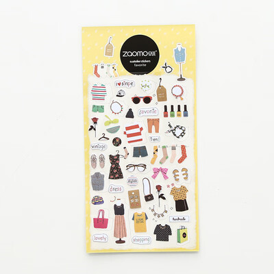 

Mohamm cute diary korean Calendar decorative stickers scrapbooking japanese stationery School Supplies