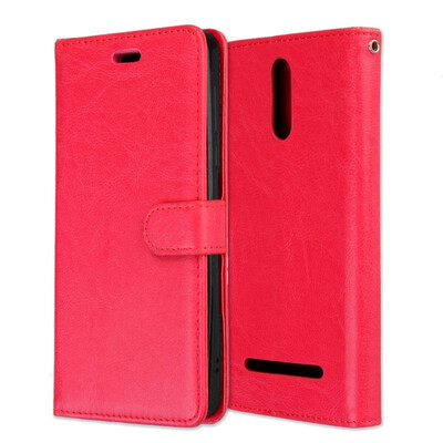 

MOONCASE Leading song M8 Pro 3 card photo frame leather - red